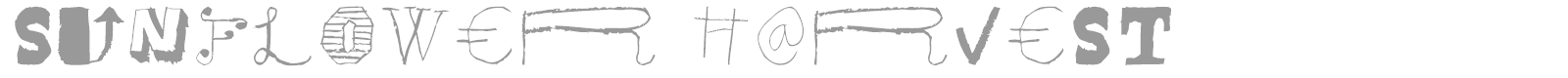 Sunflower Harvest font preview
